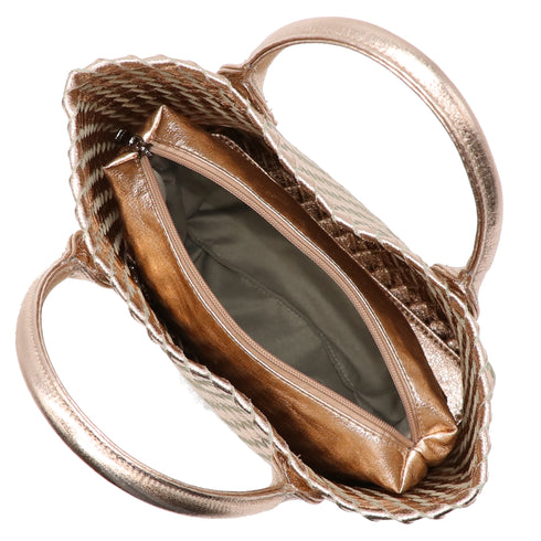 【雑誌掲載】メタリックメッシュトートバッグポーチセット 17-1015